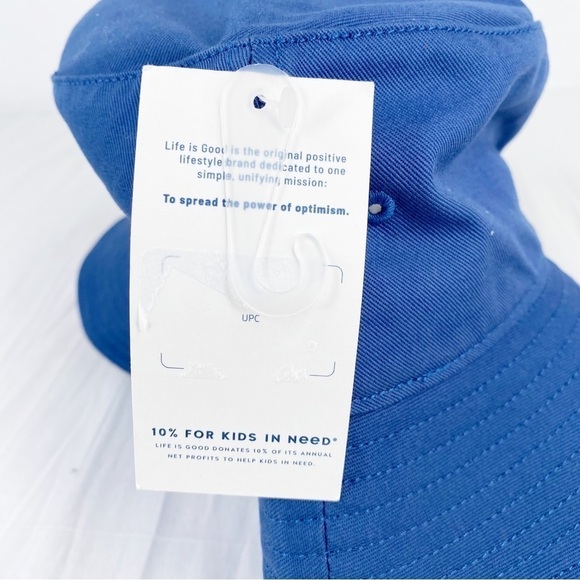 NWT Life Is Good Bucket Hat Blue The Great Outdoors - Picture 5 of 7